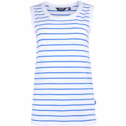 Regatta - T-shirt FARIAH - Femme (Blanc / Bleu vif)