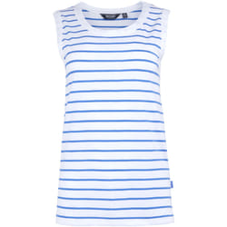 Regatta - T-shirt FARIAH - Femme (Blanc / Bleu vif)