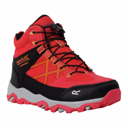 Regatta - Bottines de marche SAMARIS - Enfant (Rose fluo)