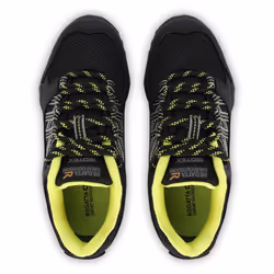 Regatta - Chaussures de marche EDGEPOINT - Enfant (Noir / Vert néon)