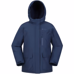 Mountain Warehouse - Veste imperméable NOAH - Enfant (Bleu marine)