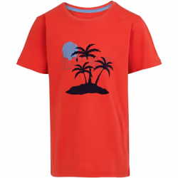 Regatta - T-shirt BOSLEY HAWAII - Enfant (Rouge danger)