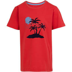Regatta - T-shirt BOSLEY HAWAII - Enfant (Rouge danger)
