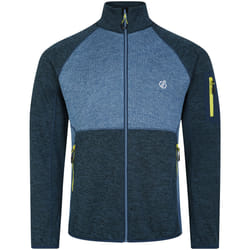 Dare 2B - Veste polaire TORREK - Homme (Denim sombre / Jaune néon)