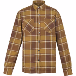 Regatta - Chemise THAMOS - Homme (Jaune orangé / Marron foncé)