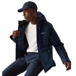 Regatta - Veste imperméable HIGHTON - Homme (Bleu marine / Denim sombre)