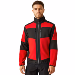 Regatta - Veste softshell E-VOLVE - Adulte (Rouge classique / Noir)
