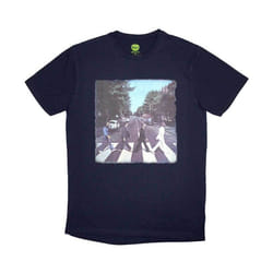 The Beatles - T-shirt VINTAGE ABBEY ROAD - Adulte (Bleu marine)