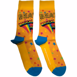 The Beatles - Chaussettes MAGICAL MYSTERY TOUR - Adulte (Orange)