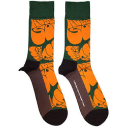The Beatles - Chaussettes RUBBER SOUL TEXT REPEAT - Adulte (Vert)