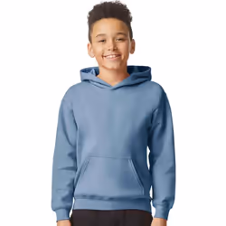 Gildan - Sweat à capuche - Enfant (Bleu de gris)