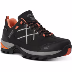 Regatta - Chaussures de marche SAMARIS - Femme (Noir / Mandarine)