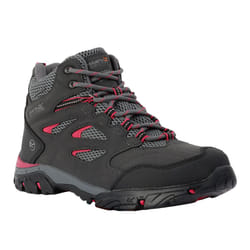 Regatta - Chaussures montantes de randonnée HOLCOMBE - Femme (Cendre / Rose fluo)