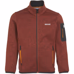 Regatta - Veste polaire NEWHILL - Enfant (Ocre rouge / Noir)