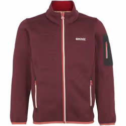 Regatta - Veste polaire NEWHILL - Enfant (Rouge foncé / Rouge ciel)