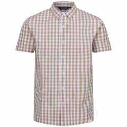 Regatta - Chemise DENMOOR - Homme (Avoine / Blanc)