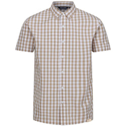 Regatta - Chemise DENMOOR - Homme (Avoine / Blanc)