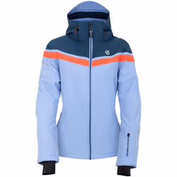 Dare 2B - Blouson de ski FLURRY - Femme (Bleu hortensia / Rouge ciel)