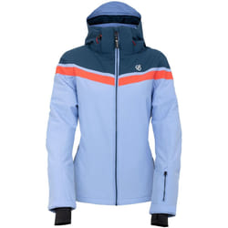 Dare 2B - Blouson de ski FLURRY - Femme (Bleu hortensia / Rouge ciel)