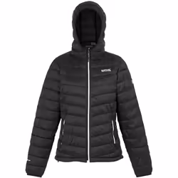Regatta - Veste à capuche HILLPACK - Femme (Noir / Gris phoque)
