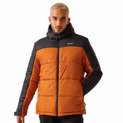 Regatta - Veste matelassée NEVADO - Homme (Orange brûlé / Cendre)