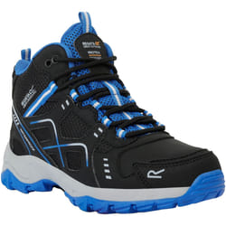 Regatta - Bottines de marche VENDEAVOUR - Enfant (Noir / Bleu Oxford)