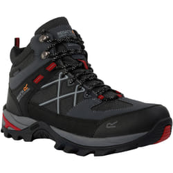 Regatta - Bottines de marche SAMARIS - Homme (Gris foncé / Rouge)