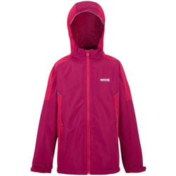 Regatta - Veste imperméable HURDLE - Enfant (Rose baie / Rose fluo)