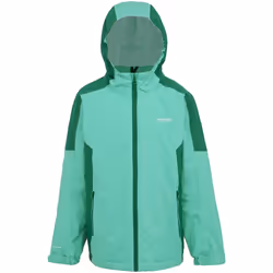 Regatta - Veste imperméable HURDLE - Enfant (Vieux vert / Forêt tropicale)