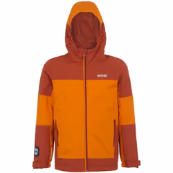 Regatta - Veste imperméable BEAMZ - Enfant (Orange sombre / Ocre rouge)