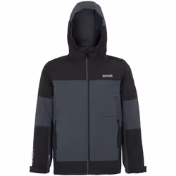 Regatta - Veste imperméable BEAMZ - Enfant (Gris phoque / Noir)