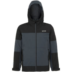 Regatta - Veste imperméable BEAMZ - Enfant (Gris phoque / Noir)