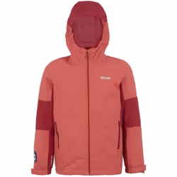 Regatta - Veste imperméable BEAMZ - Enfant (Rouge clair / Rouge foncé)