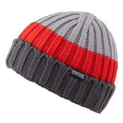 Regatta - Bonnet DAVION - Homme (Gris / Rouge vif)