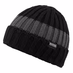 Regatta - Bonnet DAVION - Homme (Noir / Gris foncé)