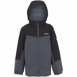 Regatta - Veste matelassée HIGHTON - Enfant (Gris phoque / Noir)