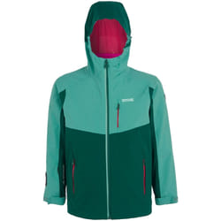 Regatta - Veste imperméable TREKKTAIN - Fille (Forêt tropicale / Vieux vert)