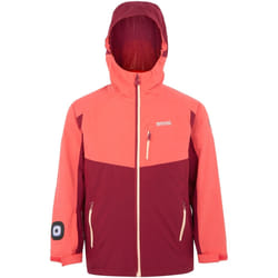 Regatta - Veste imperméable TREKKTAIN - Fille (Rouge foncé / Rouge ciel)