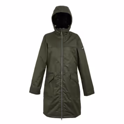 Regatta - Veste imperméable ROMINE - Femme (Kaki foncé / Noir)