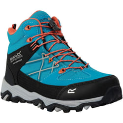 Regatta - Bottines de marche SAMARIS - Enfant (Bleu tahitien / Mandarine)