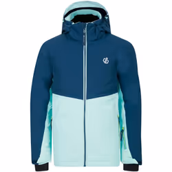 Dare 2B - Blouson de ski IMPOSE - Enfant (Denim sombre / Turquoise pâle)