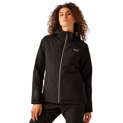 Regatta - Veste imperméable FRELTON - Femme (Noir / Taupe)