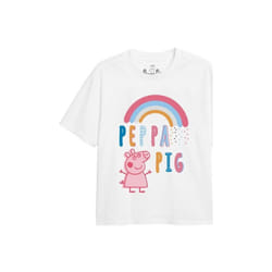 Peppa Pig - T-shirt - Fille (Blanc)
