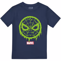 Spider-Man - T-shirt LO-GOO - Enfant (Bleu marine)