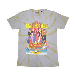 The Beatles - T-shirt YELLOW SUBMARINE BAND & FISH - Adulte (Gris)