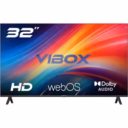 Vibox HD 32 Pouces Smart TV  WebOS  HDR10  3xHDMI 2xUSB  Dolby Audio  Contrôle gestuel  Chambre Cuisine ou Petits Espaces