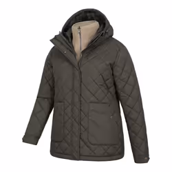 Mountain Warehouse - Veste matelassée NEBRASKAN - Femme (Vert kaki)