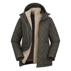 Mountain Warehouse - Veste matelassée NEBRASKAN - Femme (Vert kaki)