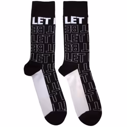 The Beatles - Chaussettes LET IT BE - Adulte (Noir)