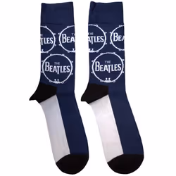 The Beatles - Chaussettes - Adulte (Bleu marine)